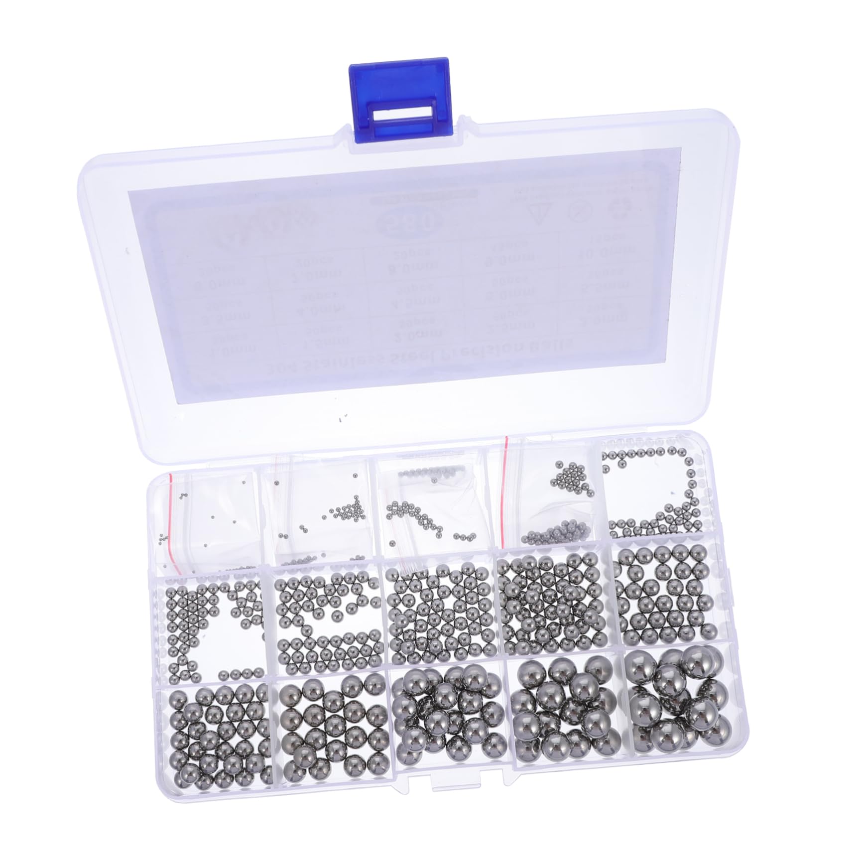 NAMOARLY Wide Application Ball Assortment Kit Stainless Steel Ball Bearing Set for Auto Parts