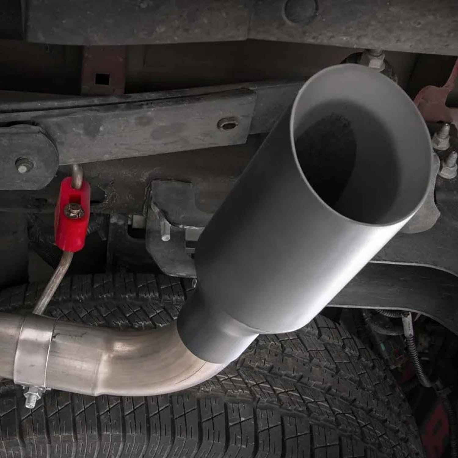 Rough Country Dual Cat-Back Exhaust for 2014-2018 Chevy/GMC 1500 | 5.3L - 96007