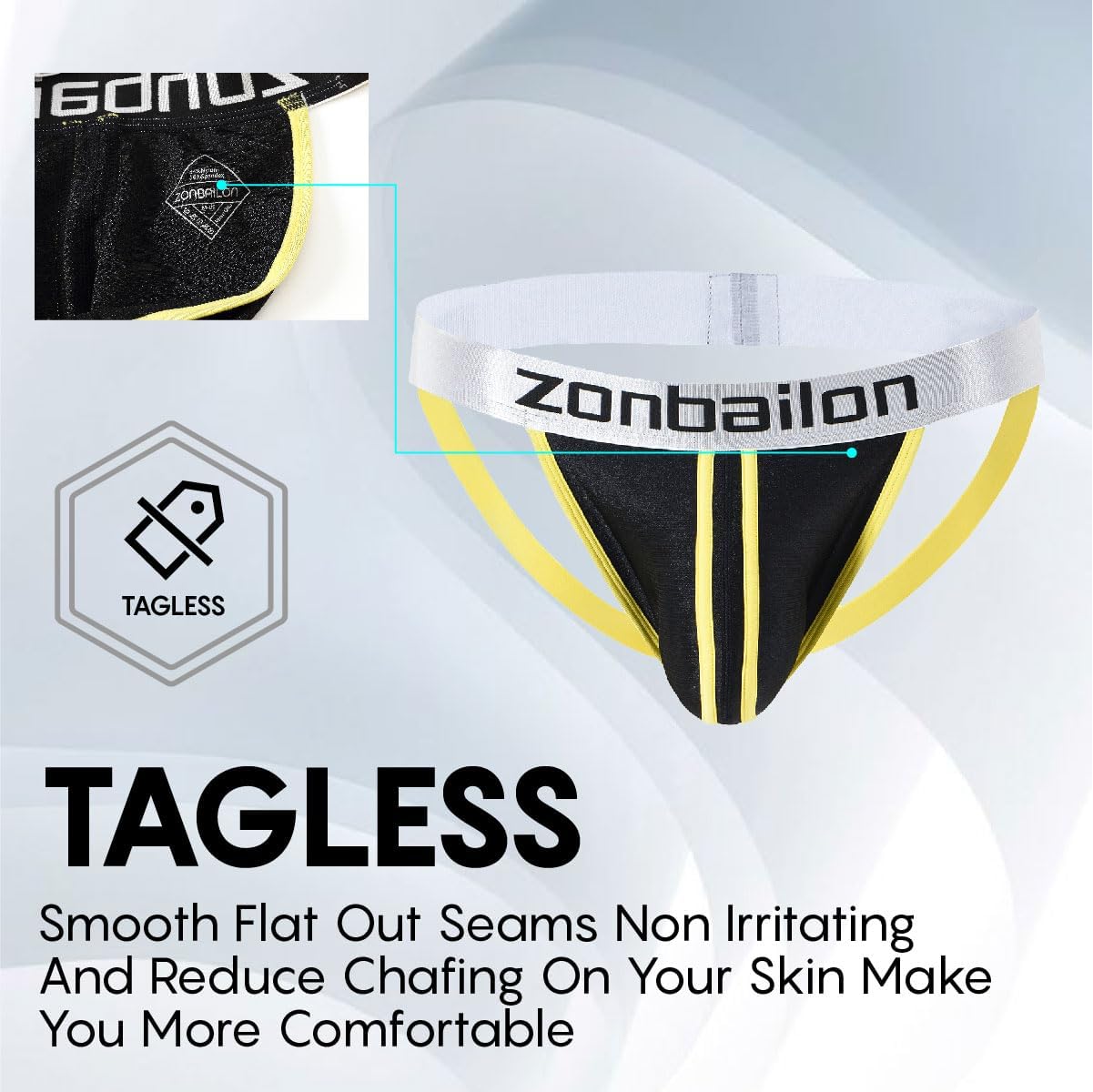 Mens Jockstrap Underwear Sexy Low Rise Underwear Breathable Thongs