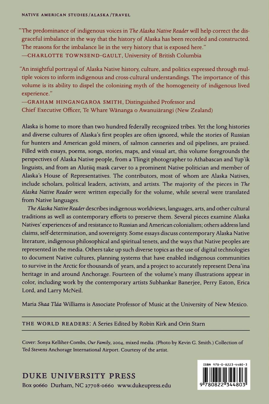 The Alaska Native Reader: History, Culture, Politics (The World Readers)