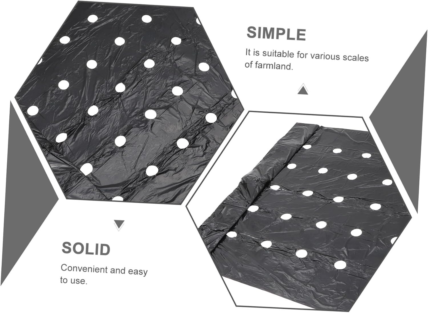 Pe Mulching Film Thermal Insulation Perforated for Soil Coverage Irrigation and Ventilation for Planting and Agricultural Use