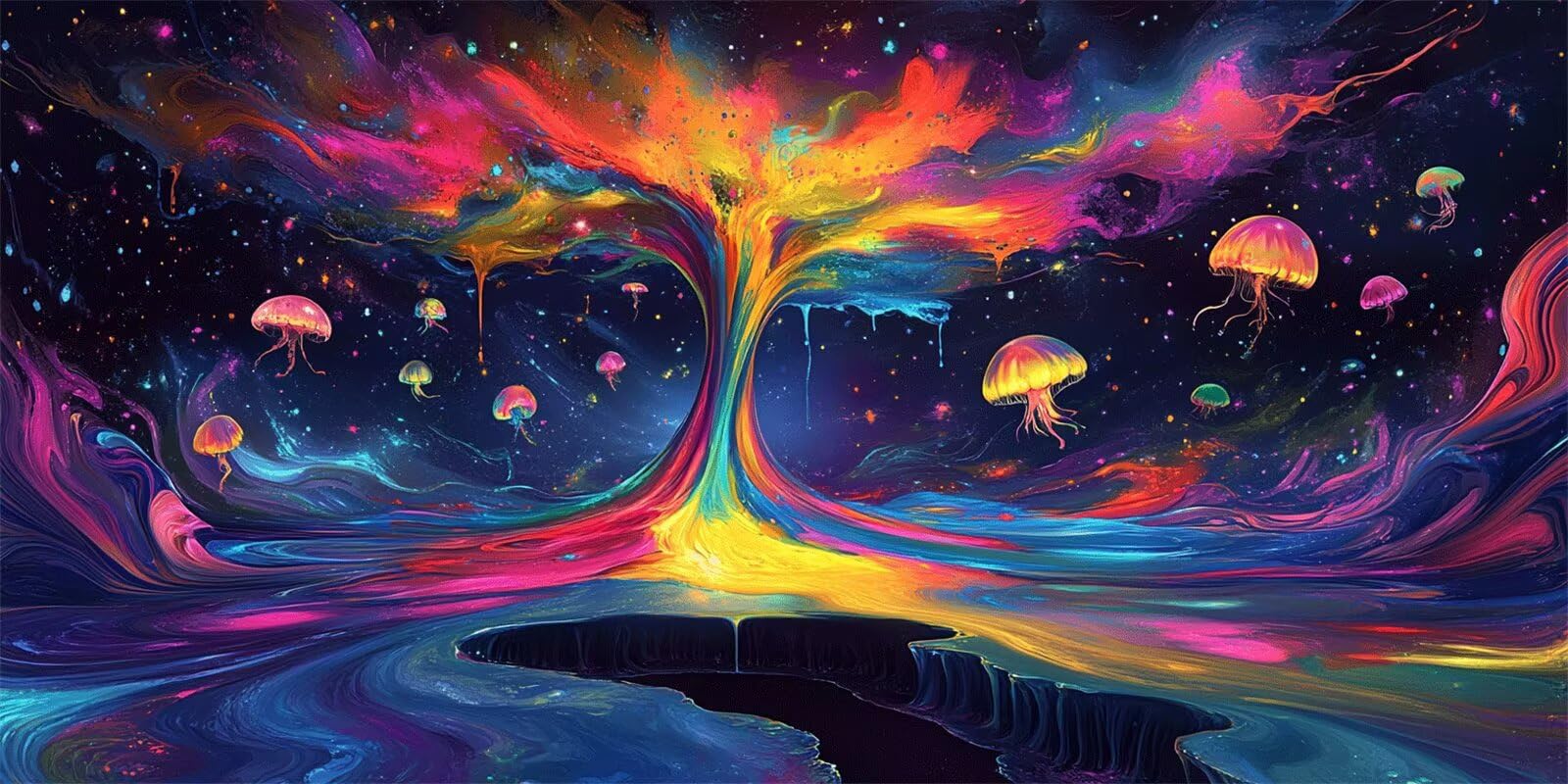 Kolorowe zestawy do malowania diamentami, 100 x 200 cm, duża sztuka diamentowa, meduza, zestawy do malowania diamentami 5D dla dorosłych, DIY, pełne wiercenie, haft krzyżykowy, sztuka, rzemiosło,
