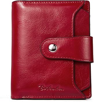 BOSTANTEN Leather Womens Wallet Small RFID Blocking Credit Card Holder