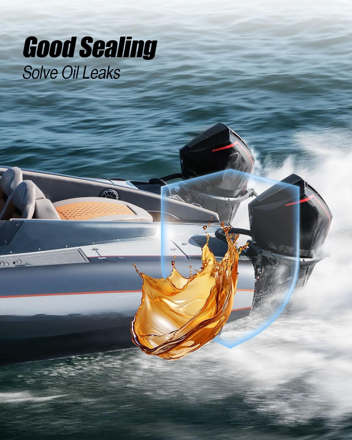 Lower Unit Seal Kit Fit for Mercury MerCruiser Quicksilver Bravo I II III X XR Replace 26-76868A2 18-2645 26-76868A04 76868A04 76868A1