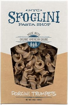 SfogliniPorcini TrumpetsMade with Traditional Techniques & Wholesome Organic Grain with an Earthy Mushroom Flavor6- 16oz Box