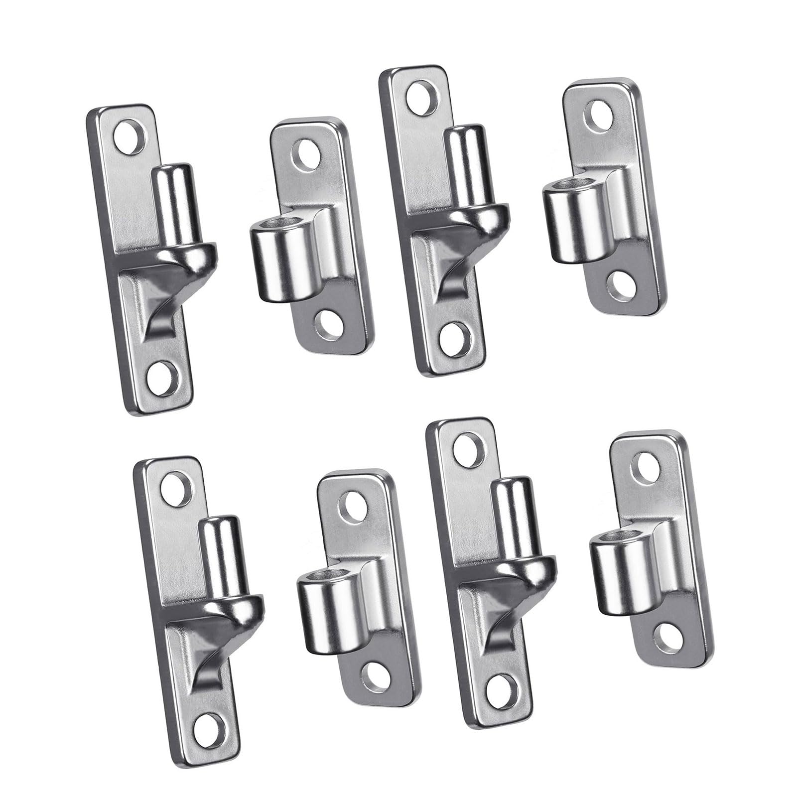 Bisagras de puerta de montaje en pared, acero resistente, superficies planas, instalación rápida para granja y valla de madera