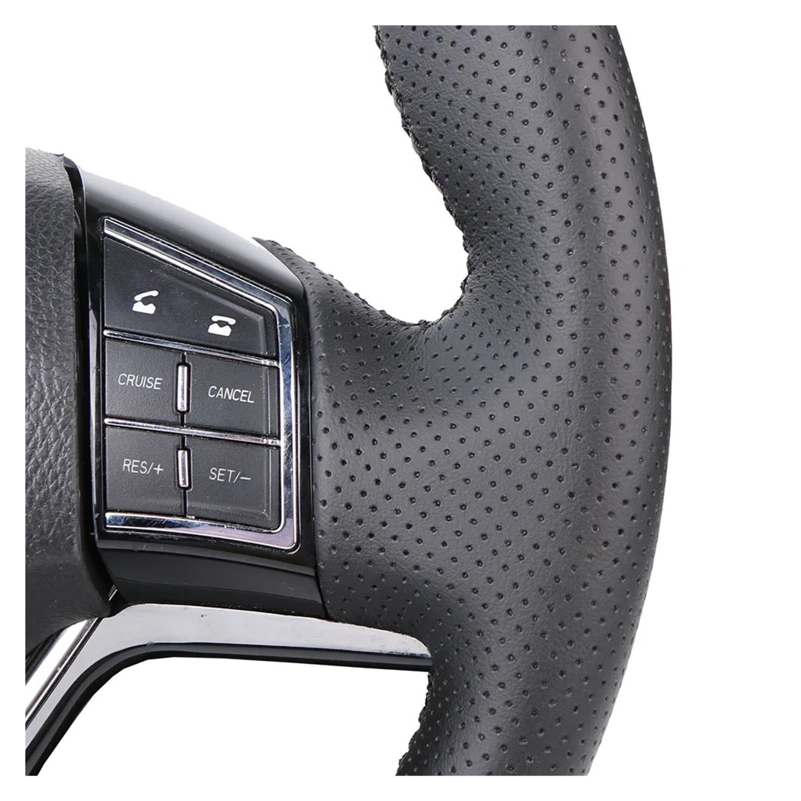 Cubierta Volante Coche Funda Volante Coche para Chevrolet para Cruze para Malibu para Sail para Spark para Captiva para Equinox para Trax para Tracker para Aveo para Lova Funda Volante Coche(Negro)