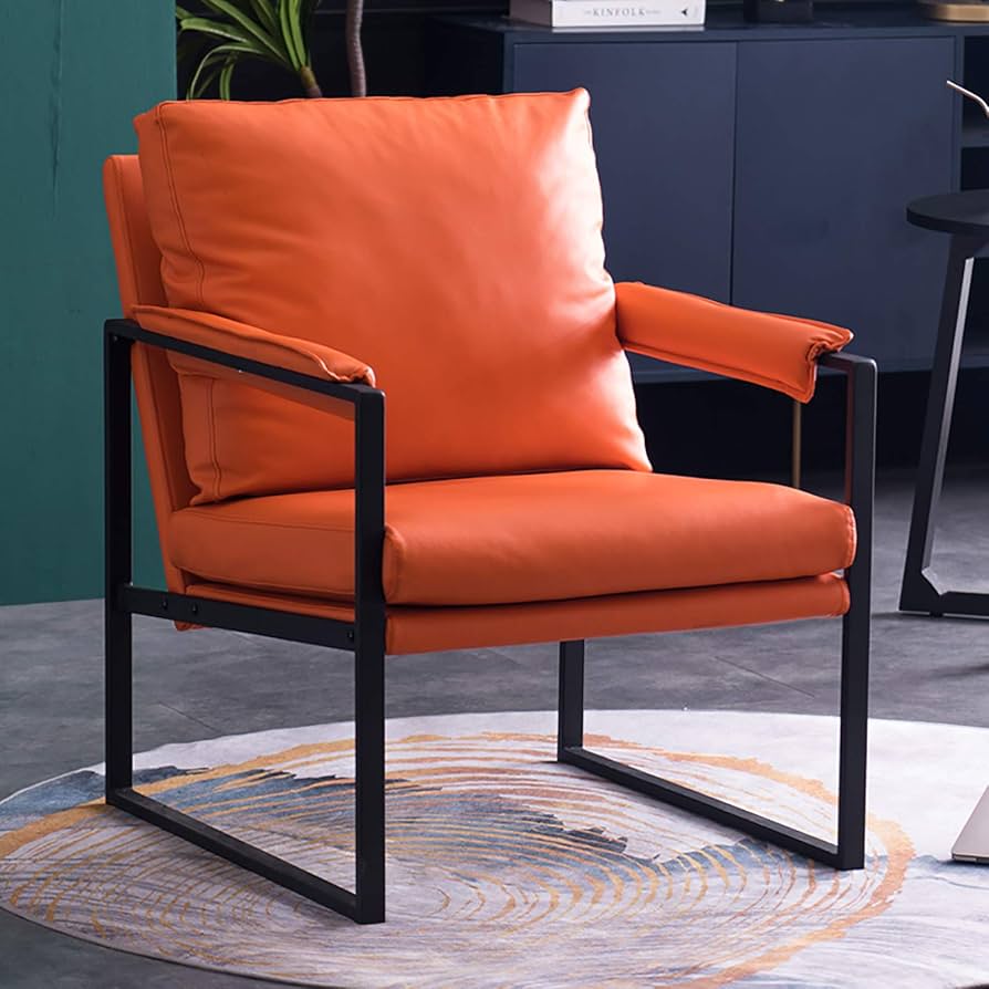 アイアンチェア レザー 1人掛け 椅子 ソファ アイアンチェア レザー 1
