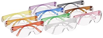 Gateway Safety 3699 Colorful Starlite Gumballs Safety Glasses, Small, 10 Colors Included Pack of 10, Multi Color