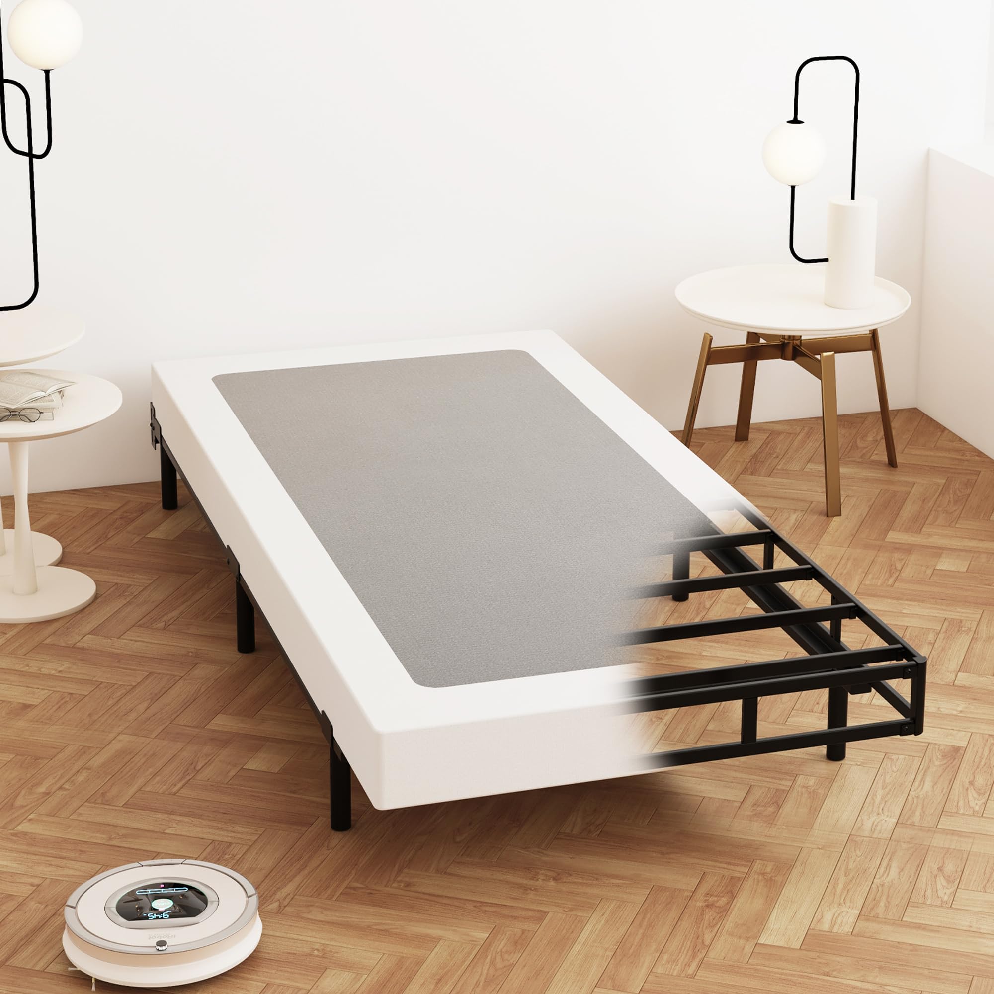 5 Inch Metal Twin Box Spring Basics Smart Bed Base