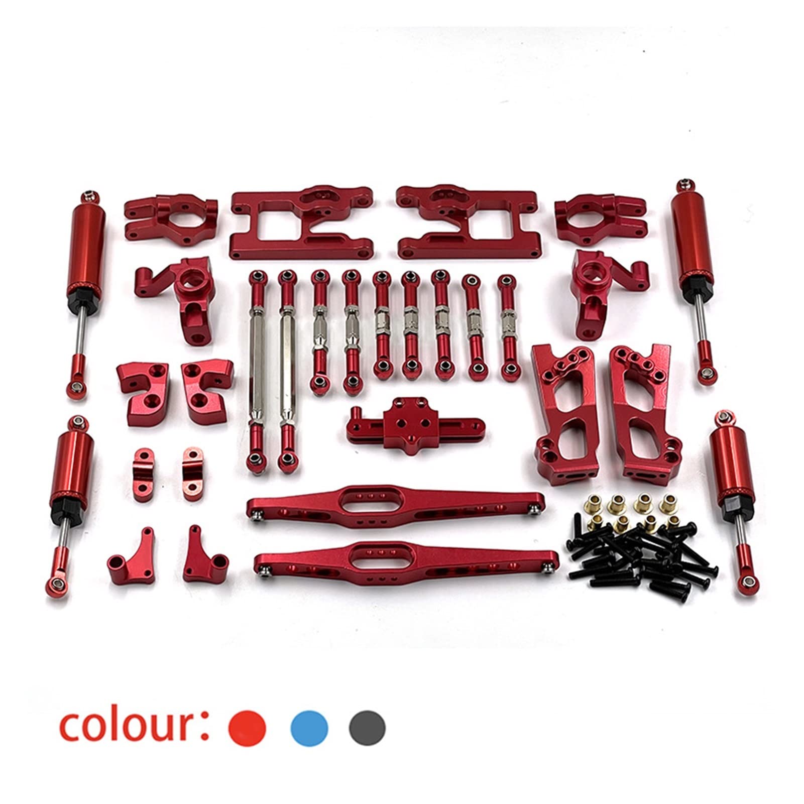 Model Części metalowe Wahacz C, do siedzenia, układu kierowniczego, do siedzenia, zestaw części do samochodów RC, do WLtoys, 12428 12423 12427 Części do samochodów RC FY-01 02 03 Zdalny amorty