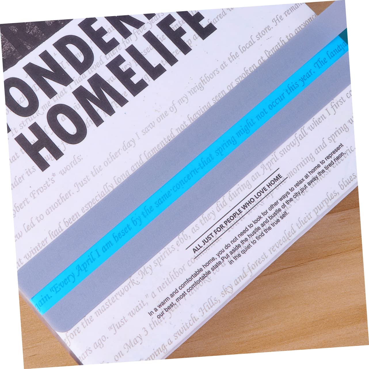 STOBOK 96stücke Transparente Pvc Lesezeichen Wasserdichte Und Kreative Bookmarks Für Dekoration Und -projekte Große Farben Für Und Notizbücher