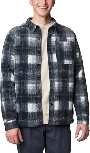 Columbia Steens Mountain – Veste-chemise imprimée pour hommes, craie ombrée, tai