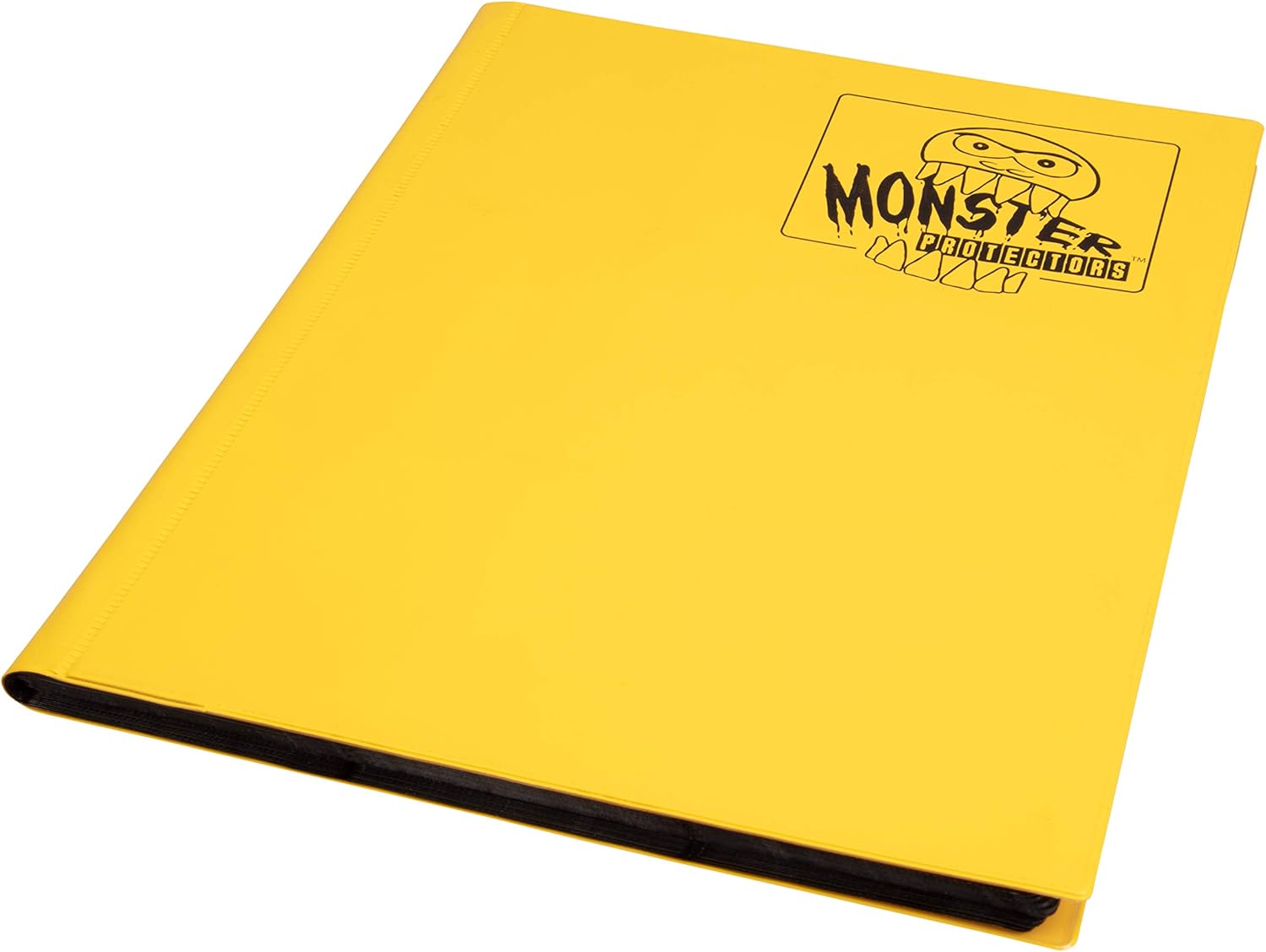 Monster Binder - 9 Pocket Trading Card Album - Matte Yellow - Holds 360 Cards : Toys & Games