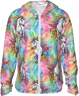 Supdreamc Women's Long Sleeve UV Protection Hoodie, UPF 50+ Lightweight Full Zip Jacket