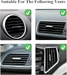 ORIESSE Cow Car Air Vent Clips Essential Oil Car Diffuser Handmade Wool Felt Car Air Freshener Vent Clips Cute White Girly Car Accessories for Women Cartoon Car Charm