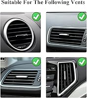 Vista 9 de Decoración de coche de cereza, 2 piezas de clips de ventilación para ambientador de coche de hoja de abeja, lindo retro dulce temático accesorios