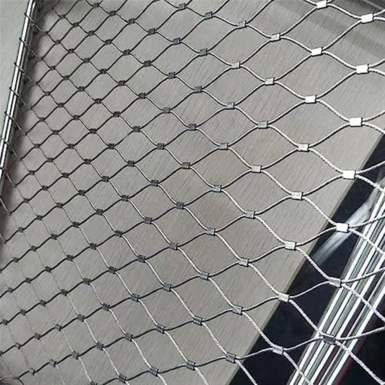 Traliccio da giardino in acciaio inox, resistente, supporto in metallo per balcone, scale, ringhiera, ideale per piante rampicanti e decorazioni per esterni