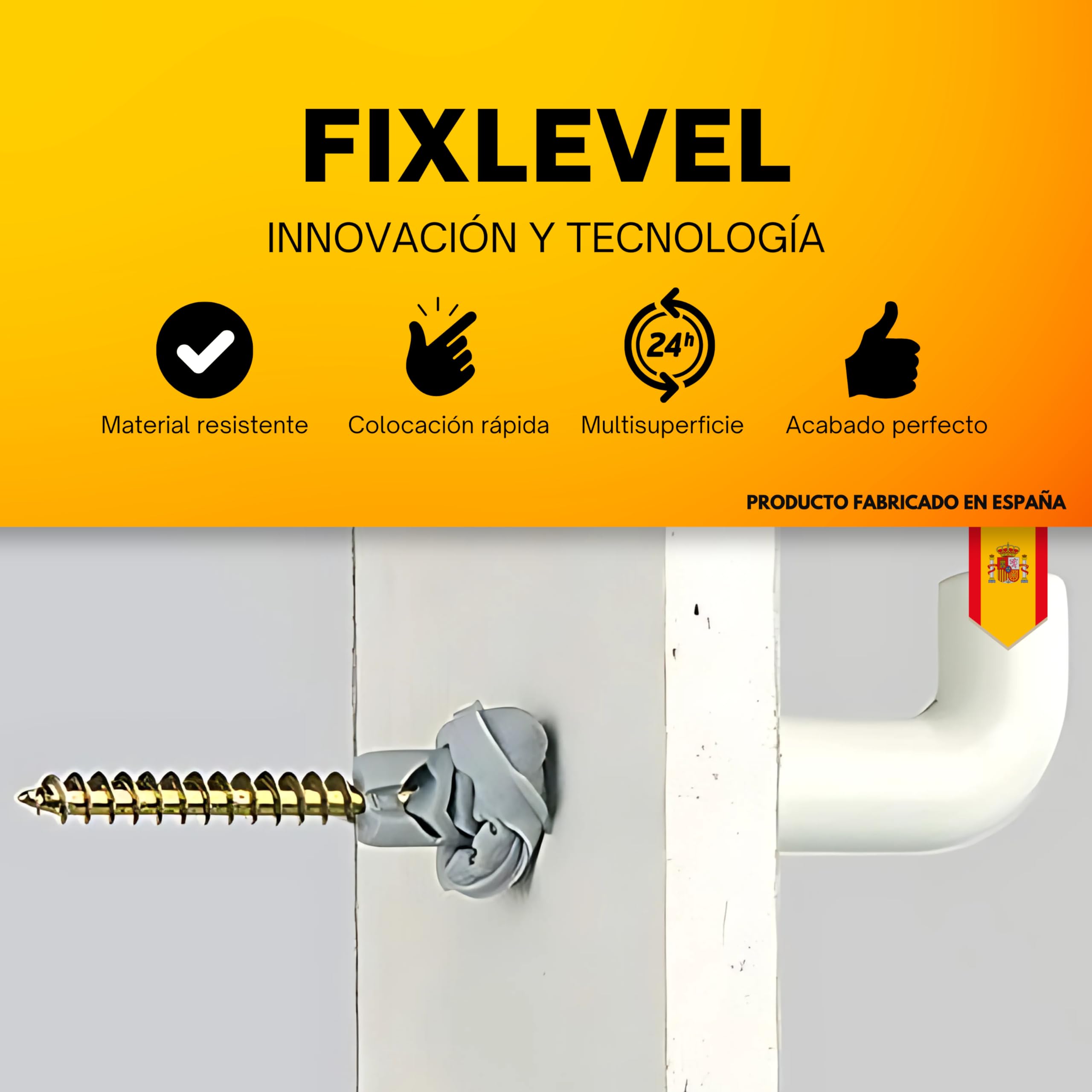 Tacos pared - Caja en Cantidad de Tacos - FixLevel - Tacos Pladur - Material Nylon - Diferentes Medidas 6mm, 8mm, 10mm - Tacos universales (6 mm, 3000, Unidad)