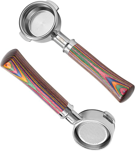 IKAPE Productos de café, E61 Portafiltro desnudo sin fondo compatible con E61, Flair 58, ECM, Rocket, Sanremo, Synesso, Slayer, VBM máquinas de café