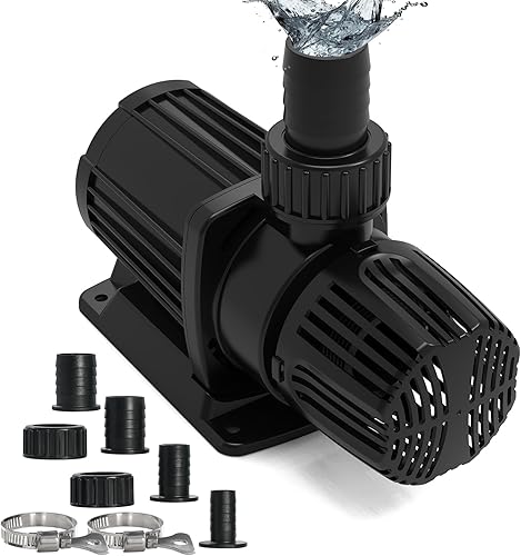 Miniatura 1 de Bomba de agua sumergible 3968 GPH, bomba de estanque de 110 W con 29.6 pies. Altura de elevación para piscina de estanque Koi, cascada, pecera,