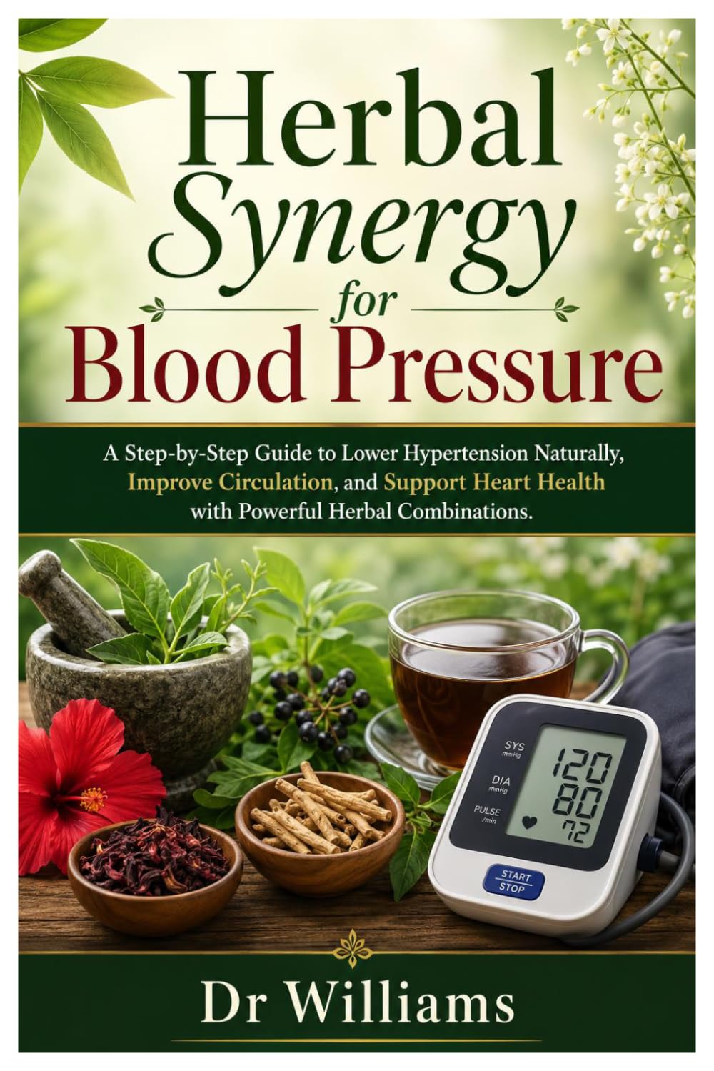 HERBAL SYNERGY FOR BLOOD PRESSURE: A Step-by-Step Guide to Lower Hypertension Naturally, Improve Circulation, and Support Heart Health with Powerful Herbal Combinations