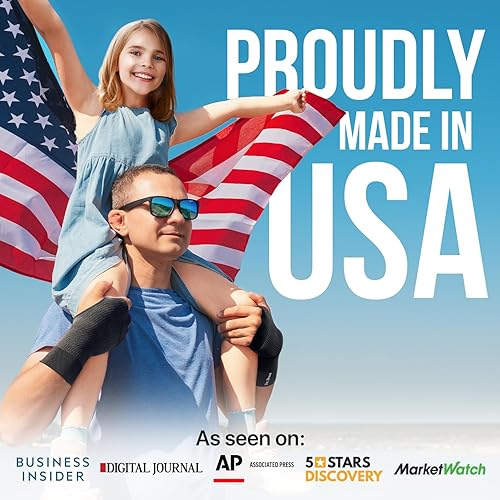 Miniatura 2 de DR. BRACE - Fabricado en Estados Unidos - Muñequera y guantes de compresión para artritis. Mangas de soporte para túnel carpiano, tendinitis, alivio