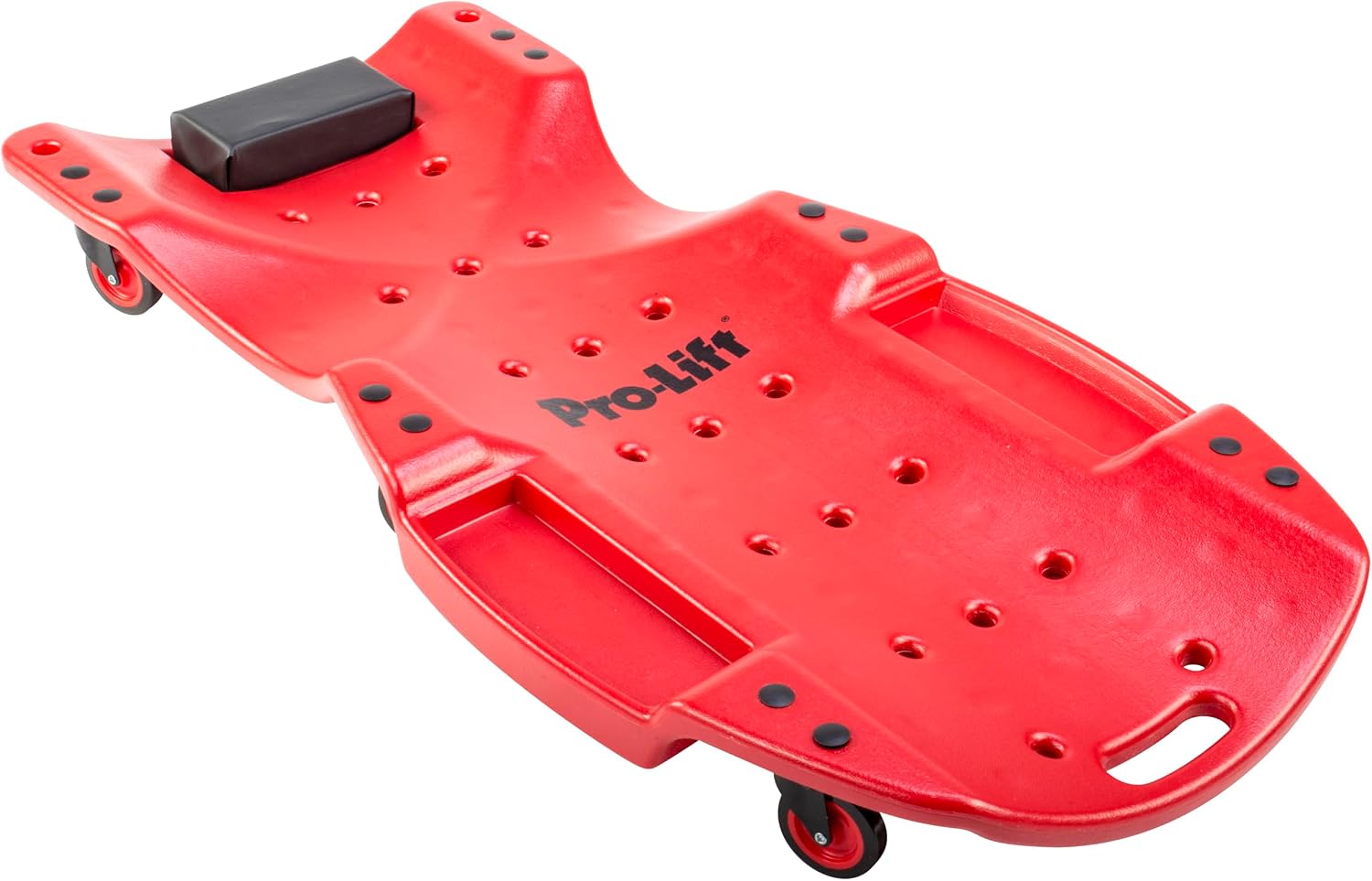 Pro-Lift C-6048 automotive creeper with padded headrest and six swivel casters