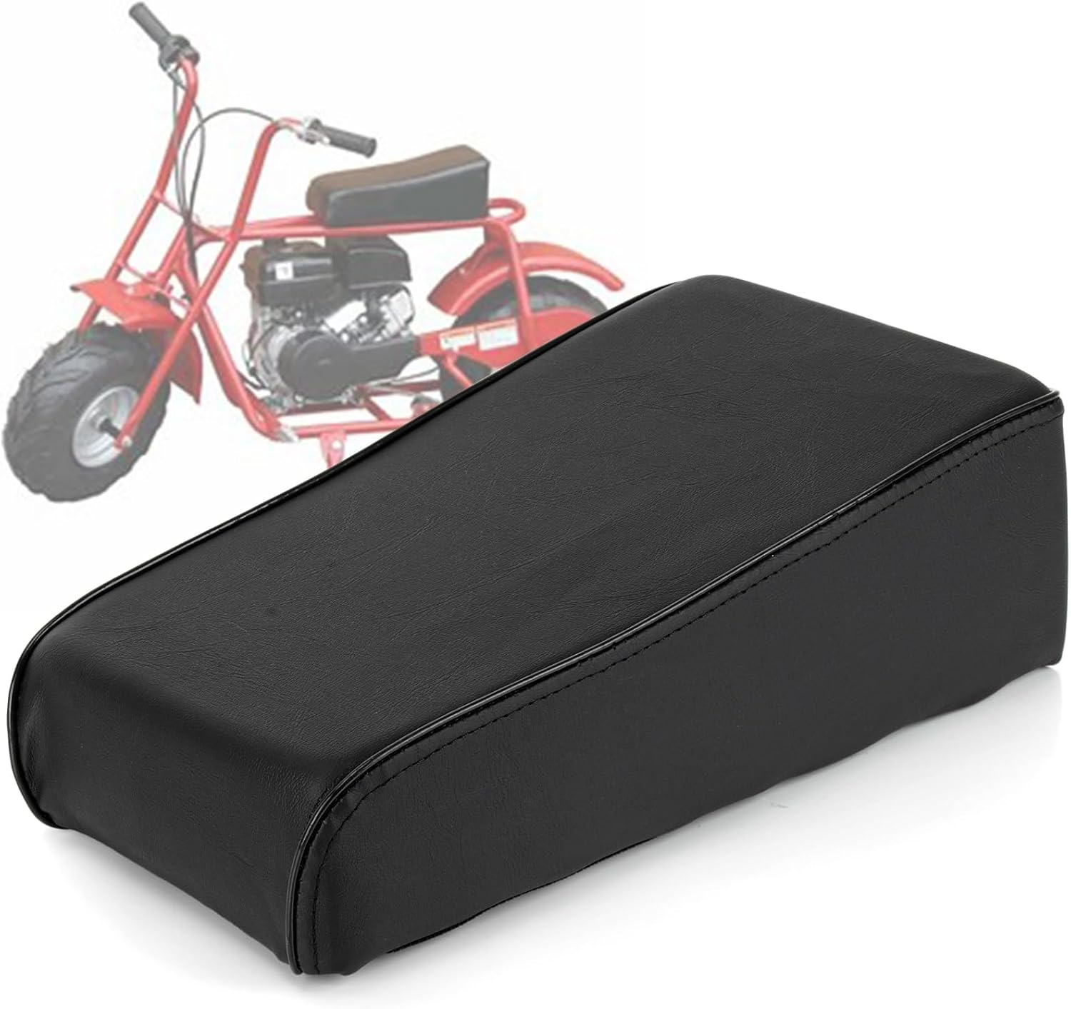 Mini Bike Seat - PSLER Motorcycle Seat, 12 Inches Seat Compatible with CT100U Trail 100cc, Soft and Comfortable