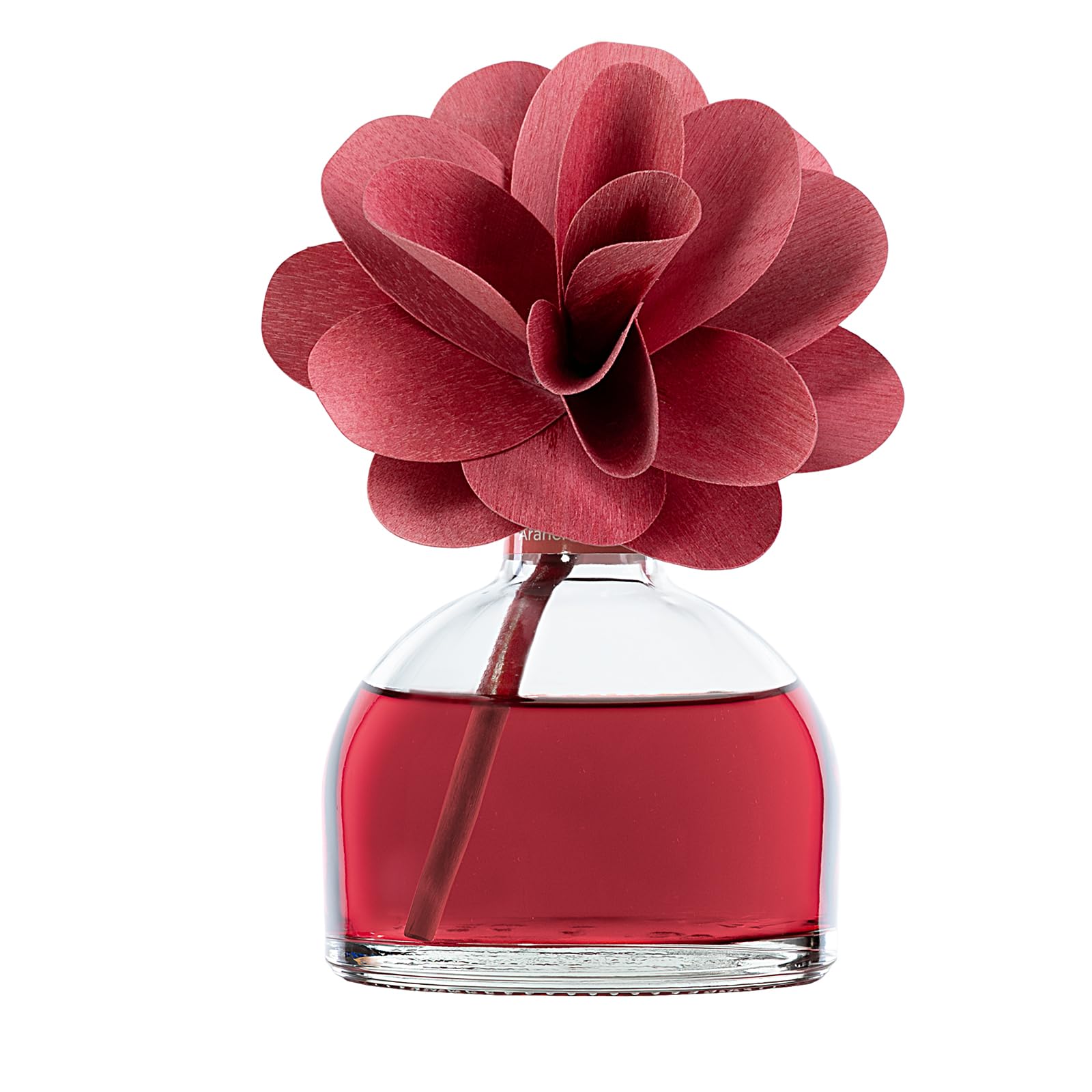 MUHA' | Flower Diffuser, zapach pomarańczy i cynamonu, dyfuzor z kwiatem z drewna brzozowego, 200 ml