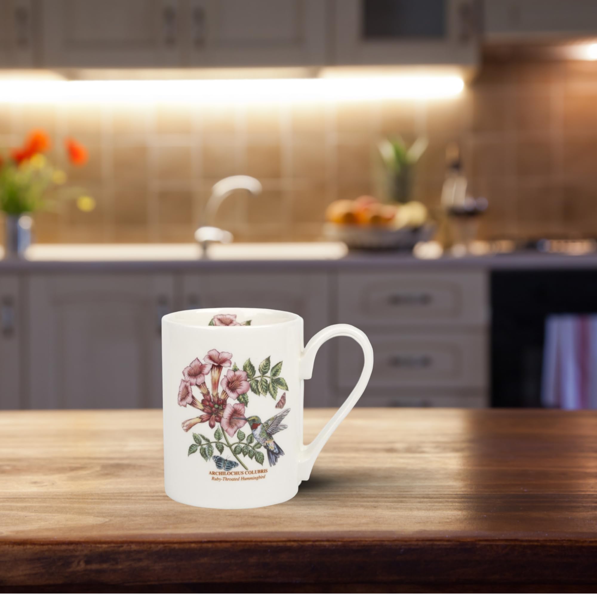 Amazon.com | Portmeirion Botanic Garden Birds Tankard Mug, Ruby
