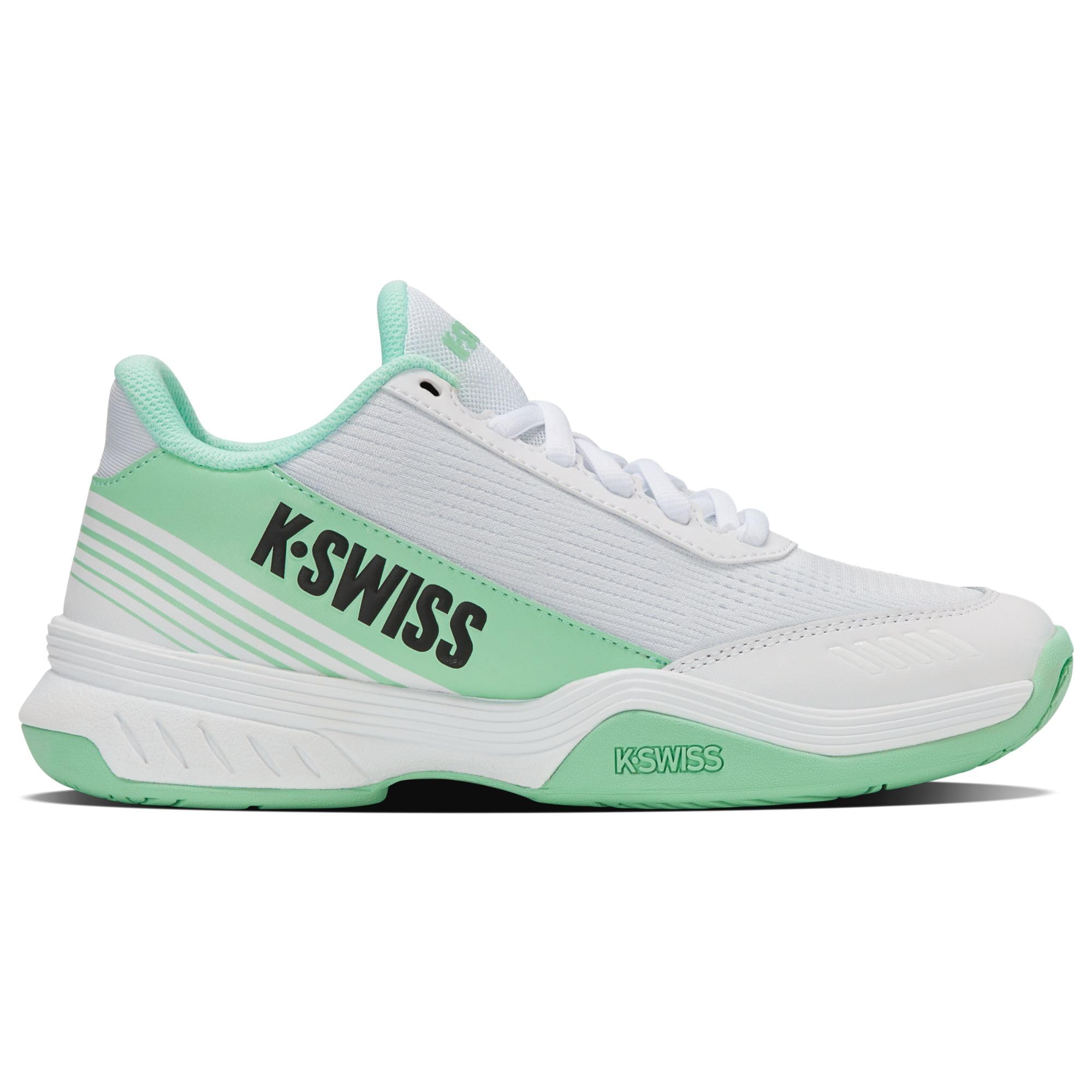 K-Swiss Women's Speedex 2 Tennis Shoe (Luminary Green/Blanc De Blanc/Vintage Indigo)