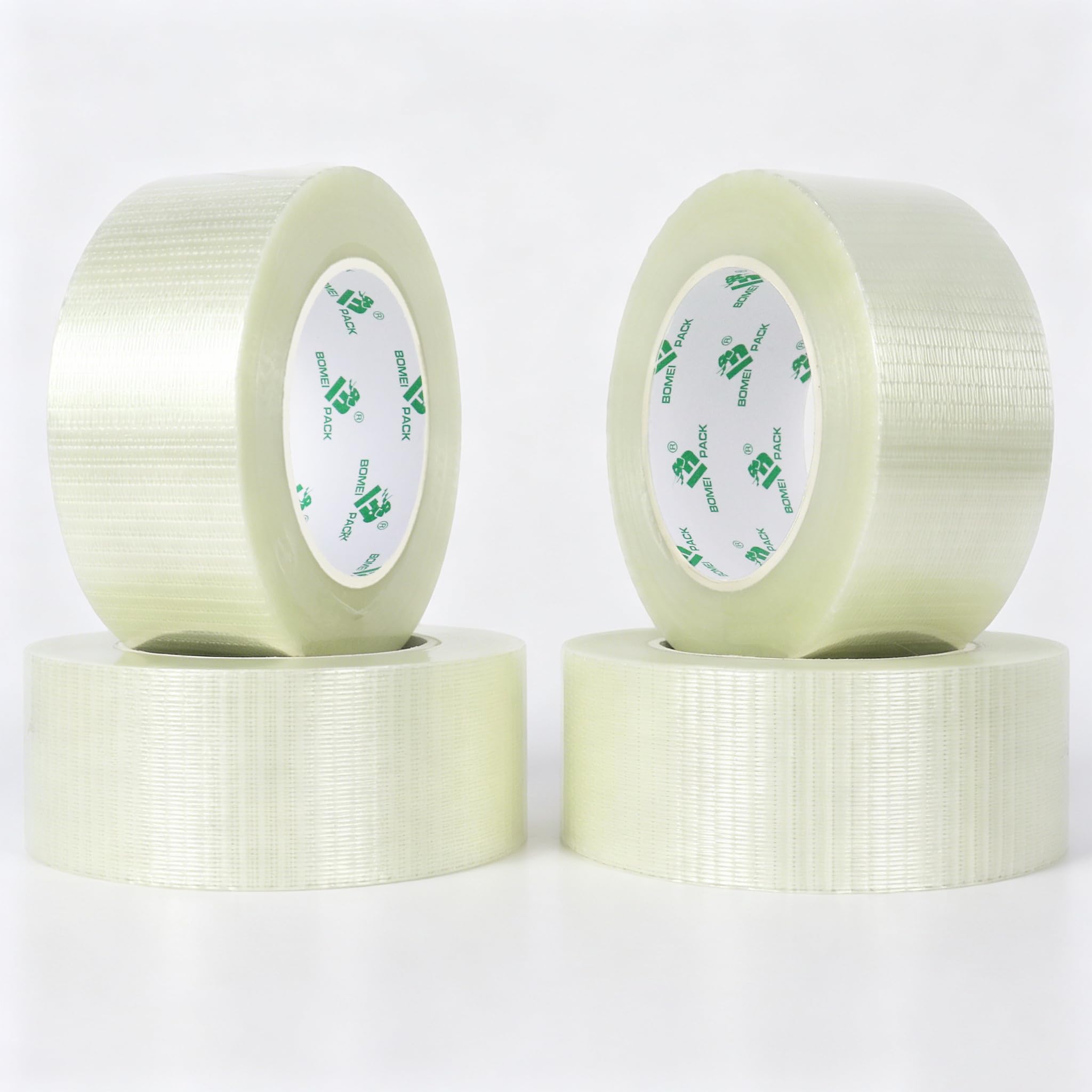 BOMEI PACK Cinta de fibra de vidrio de rejilla 50mm40m (4 Rolls)