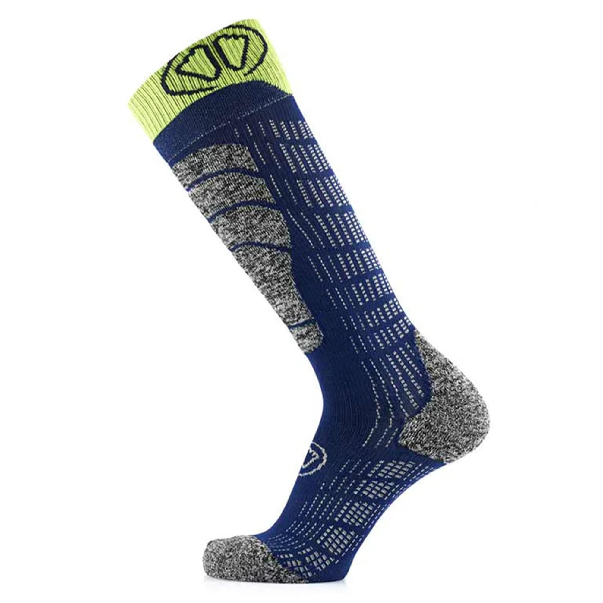 Sidas - Calcetines de esquí Comfort, 2 pares para hombre y mujer, de lana merino, zona de protección en Tibia, confort todo el día y transpirabilidad óptima
