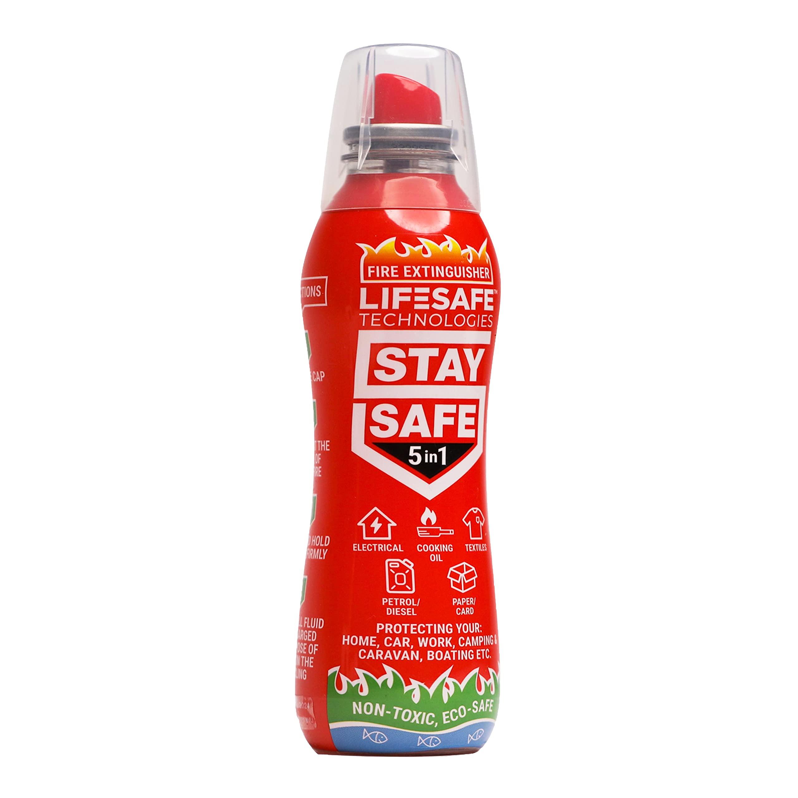 Buy StaySafe 5in1 Fire Extinguisher For Home, Kitchen, Car, Caravan, Camping The best Buy StaySafe 5in1 Fire Extinguisher For Home, Kitchen, Car, Caravan, Camping The best