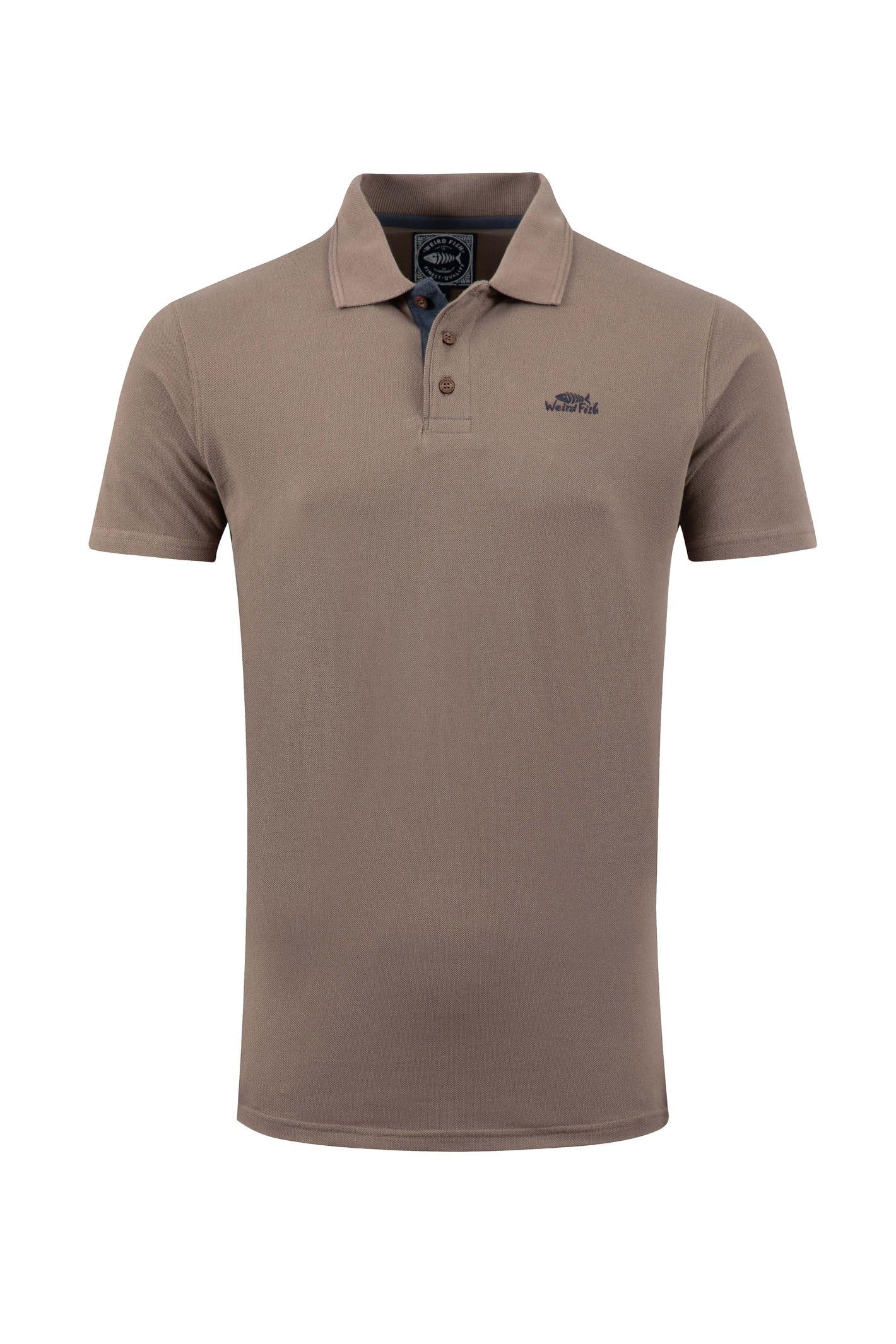Weird Fish Men's Bronze Miles Pique Polo Shirt Size 3XL