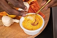 Vista 3 de Zaffrus - Polvo de azafrán orgánico certificado de primera calidad para cocinar arroz azafrán, paella, risotto, sopa, postres y tés de hierbas.