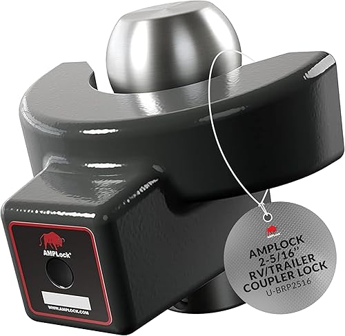 AMPLOCK U-BRP2516cerrojo para acople de remolquecaravanas sirve para acoples de 2516 pulgadas