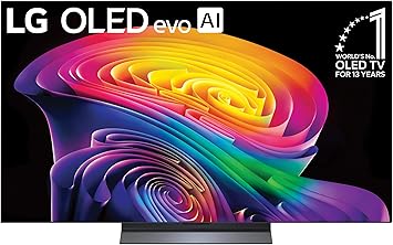 LG 55-Inch Class OLED evo AI 4K C6 Series Smart TV w/Dolby Atmos, Dolby Vision, HDR10, AI Super Upscaling 4K, Filmmaker Mode, Wow Orchestra, Compatible with Alexa OLED55C6PUA, 2026