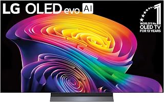 LG 55-Inch Class OLED evo AI 4K C6 Series Smart TV w/Dolby Atmos, Dolby Vision, HDR10, AI Super Upscaling 4K, Filmmaker Mode, Wow Orchestra, Compatible with Alexa (OLED55C6PUA, 2026)