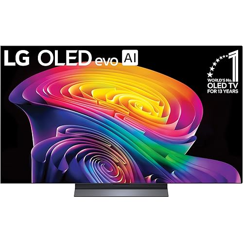 LG 55-Inch Class OLED evo AI 4K C6 Series Smart TV w/Dolby Atmos, Dolby Vision, HDR10, AI Super Upscaling 4K, Filmmaker Mode, Wow Orchestra, Compatible with Alexa (OLED55C6PUA, 2026)