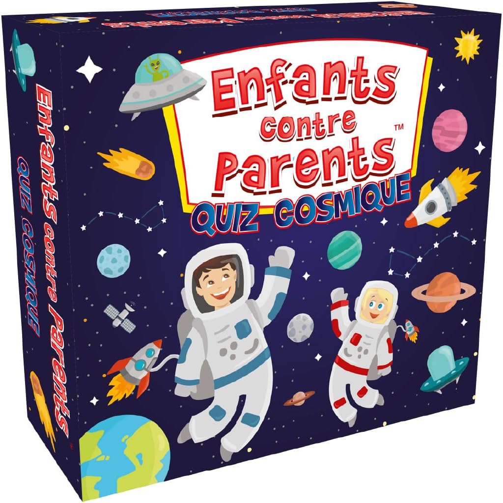 KANGUR Board Game Quiz Sure The Cosmos Family Educational Game Board Games for Children | Children vs. Parents Cosmic Quiz | From 6 Years