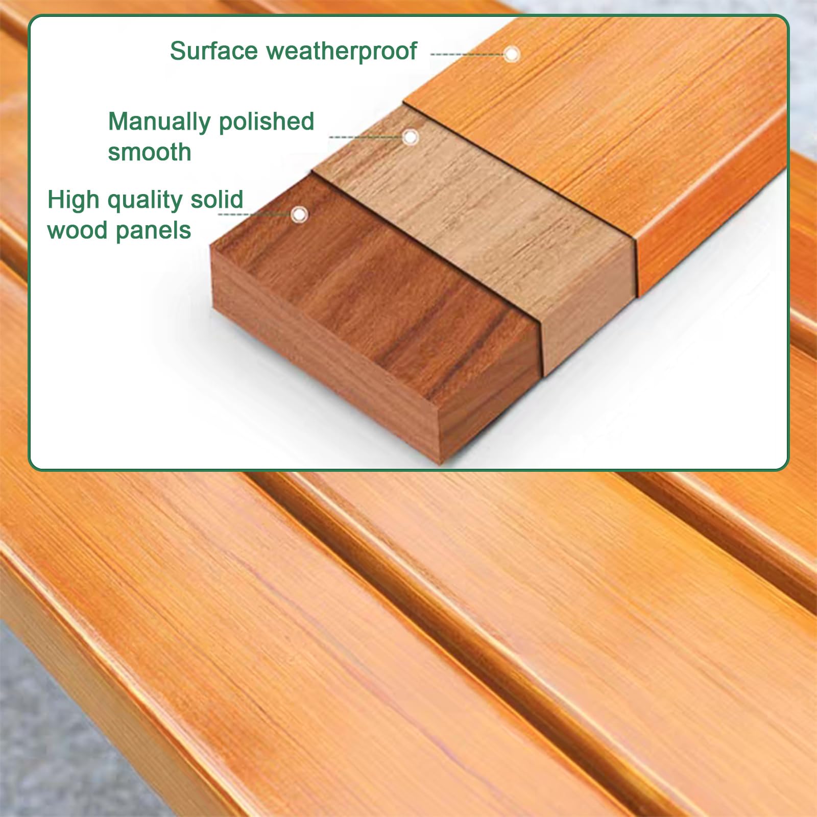 Banco de metal para jardín al aire libre, moderno acero inoxidable, asiento de listones para patio, porche, piscina, balcón, capacidad para 2 personas, diseño duradero y elegante
