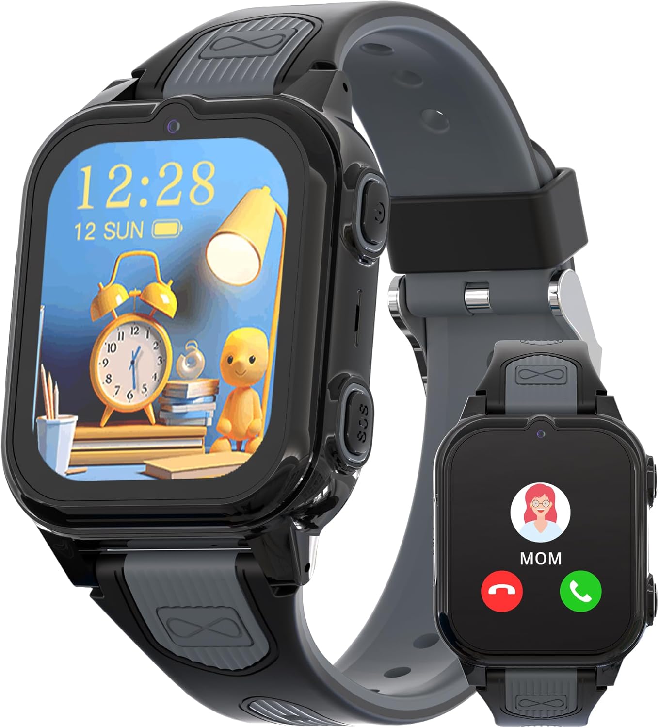 4G Kids Smart Watch with GPS Tracker Video Voice Calling Text Chat SOS Call