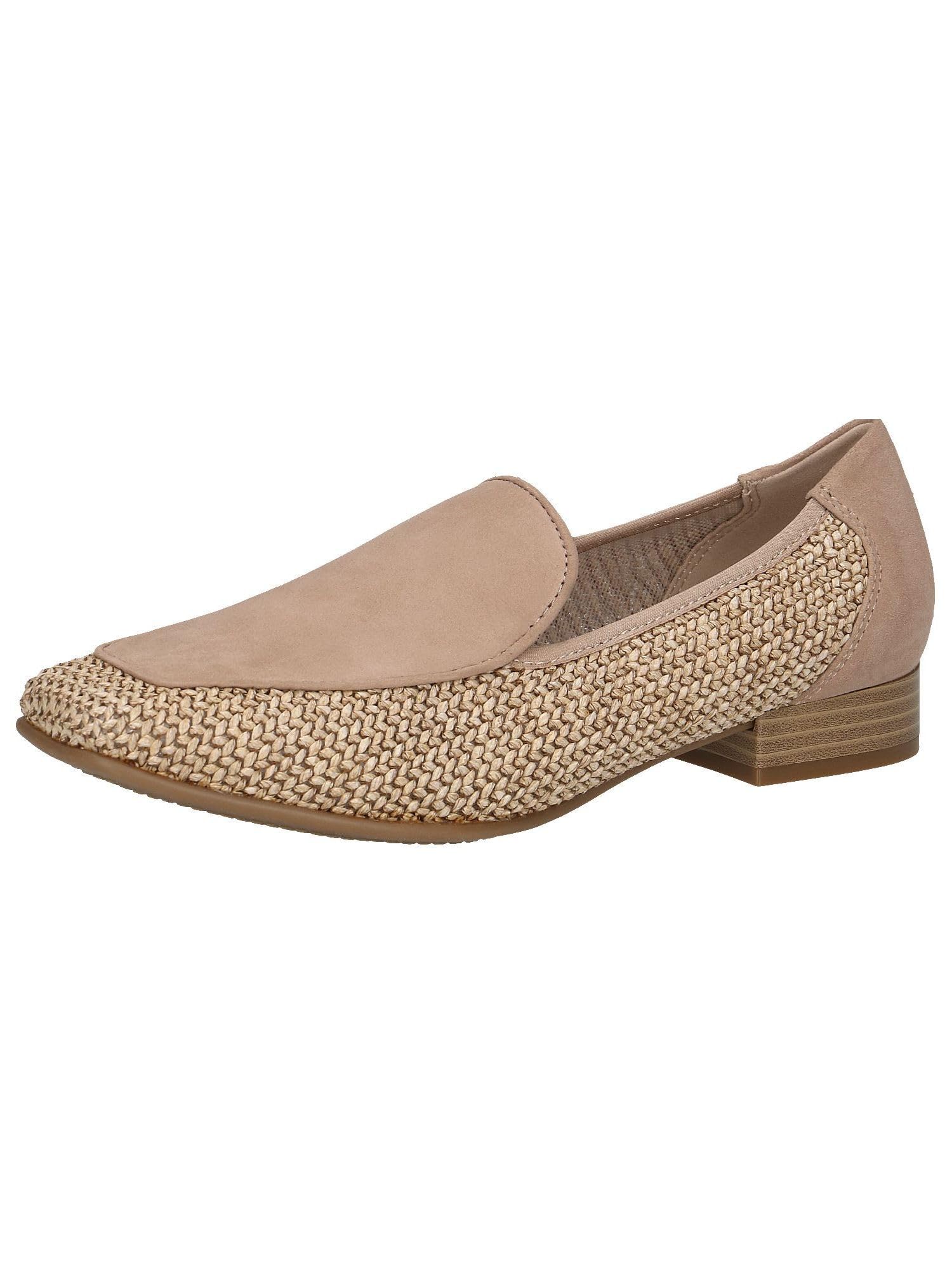 CAPRICE Women's slip-ons Elegant Flat, Brown (Bark Comb), 7.5 UK
