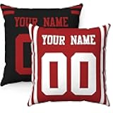 ANTKING Throw Pillow 2 Packs Custom Any Name and Number for Men Women Boy Gift