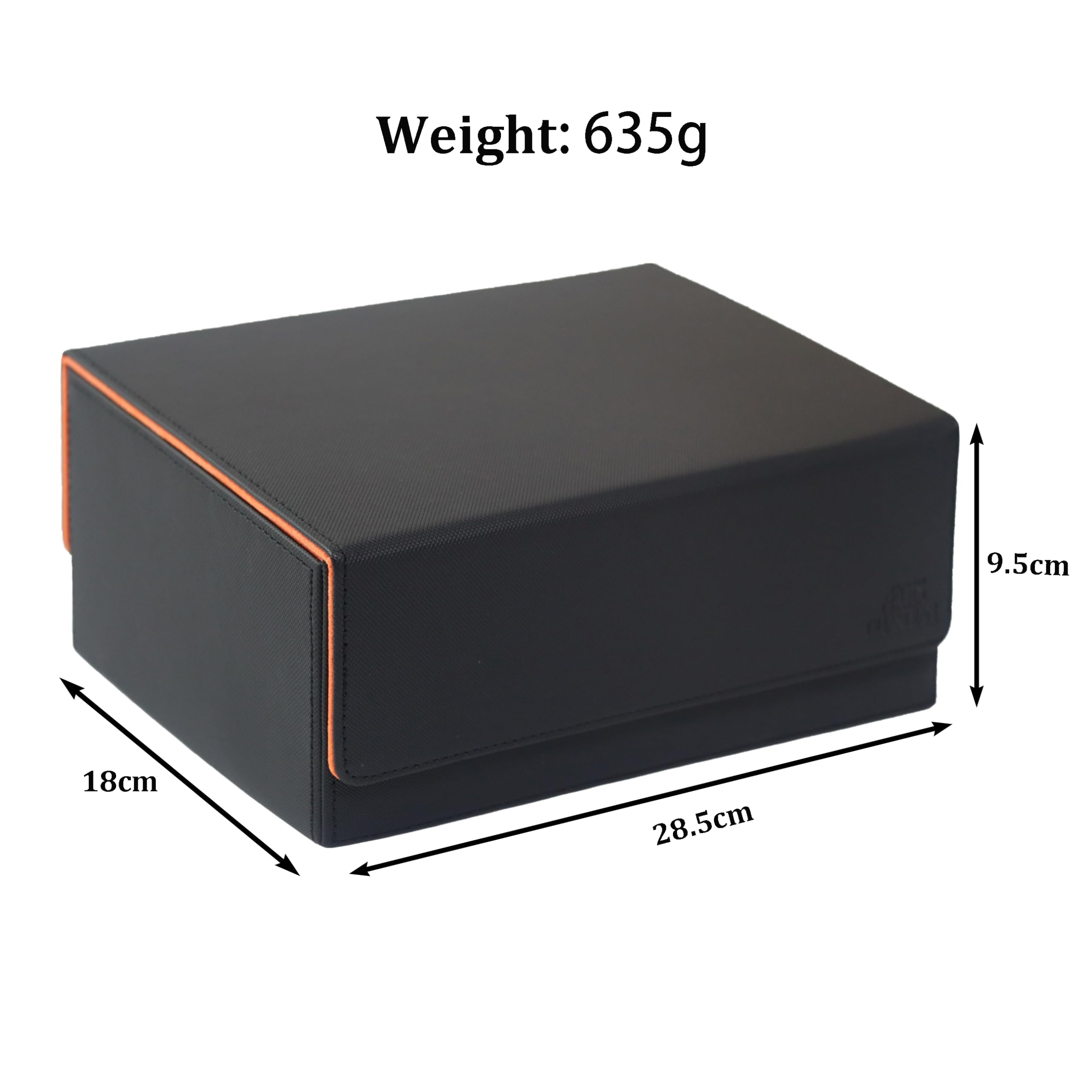 Aegis Guardian Commander Deck Box Hold 600+ Sleeved Cards, Card Deck Box With 2 Dice Tray Fit For Tcg Mtg Ccg Holds Up To 4 Car