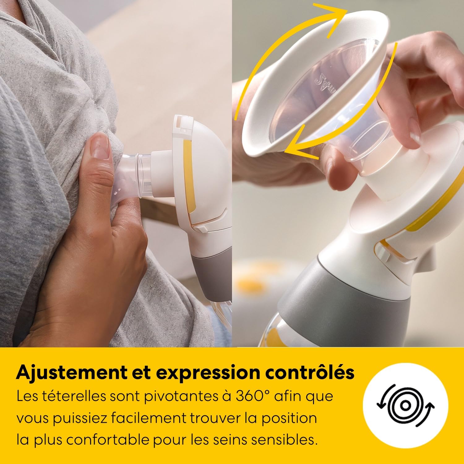 Medela Tire-lait double électrique Freestyle Mini avec batterie rechargeable