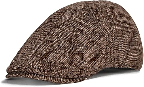 Boina casual para hombre y mujer, gorra plana hacia adelante, gorra de cabbie Newsboy estilo Gatsby transpirable Boina gorras de malla Boina