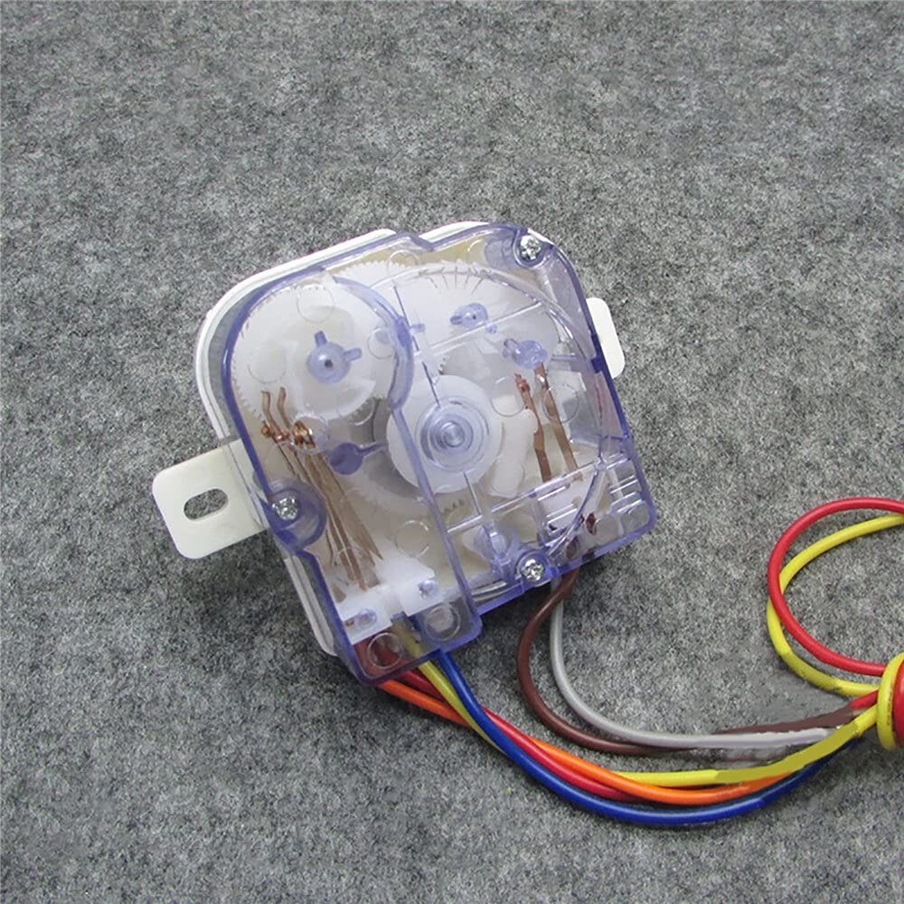 Timer Con Doppio Interruttore E Manopola Per Lavatrice, Ricambio Universale 3/4/5 Linee